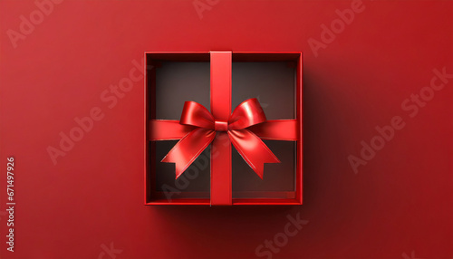 Crimson Delight: Unveiling a Treasure Trove of Red Gift Boxes © Tatiana