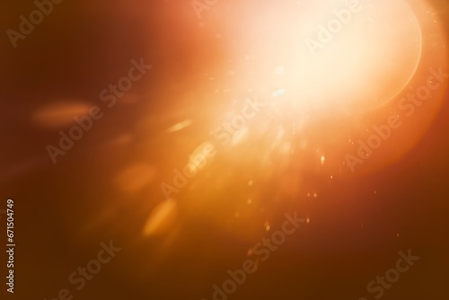 Real Warm sun lens flare Effect Background texture, Generative AI