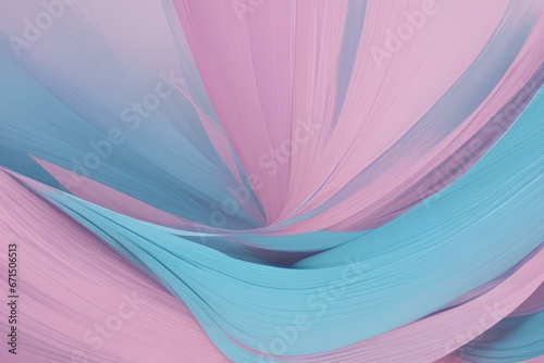 Abstract background liqued paints in pastel pink and pastel blue color.