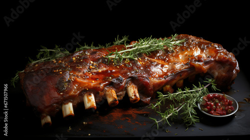 A pork rib