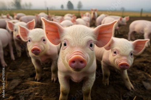 piglets on the farm © Anastasiia Trembach