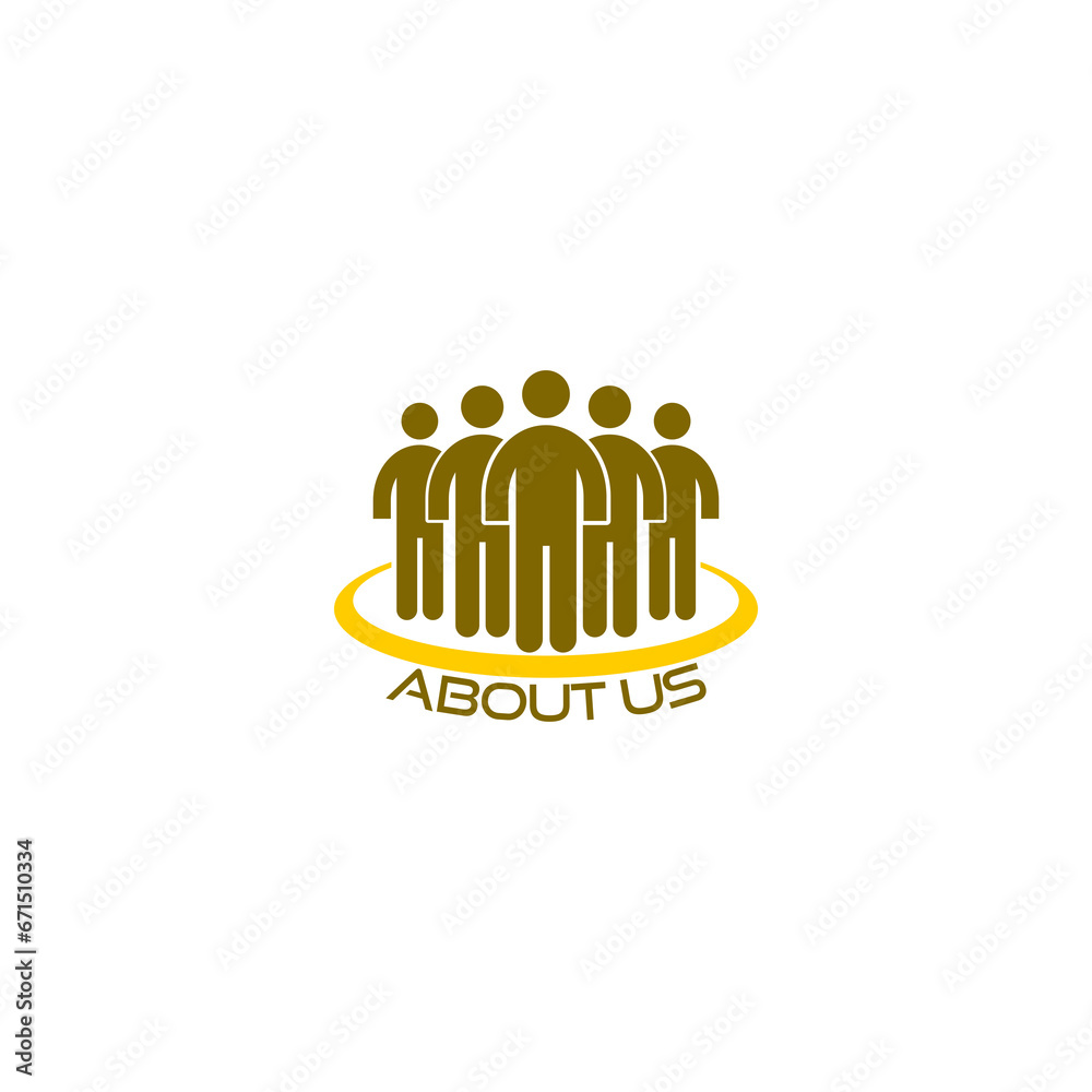 About us sign icon isolated on transparent background About us sign icon isolated on transparent background