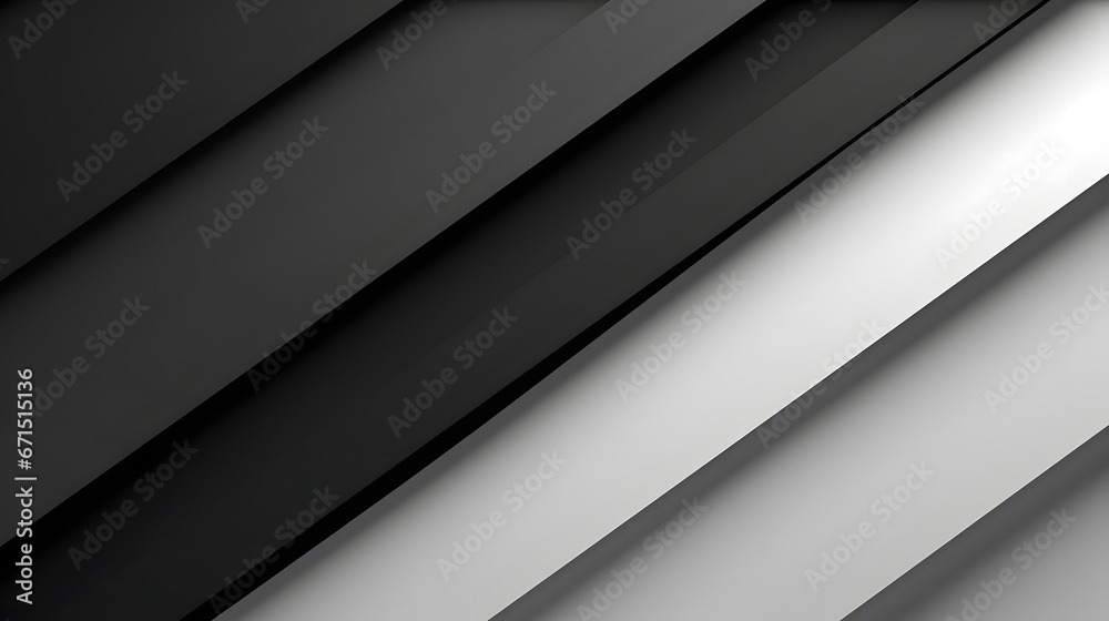 Black white dark gray abstract modern background. Geometric shape. Diagonal line stripe angle. Generative AI. Black white dark gray abstract modern background. Geometric shape. Diagonal line stripe angle. Generative AI.