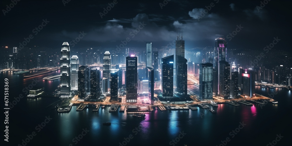 Skyscrapers in China city