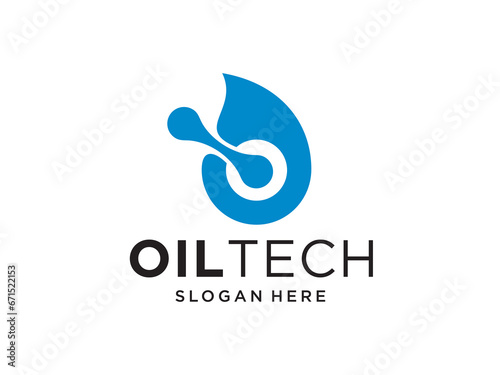 The oil technology logo design aims to capture the essence of the oil industry while conveying a sense of innovation and technological expertise.