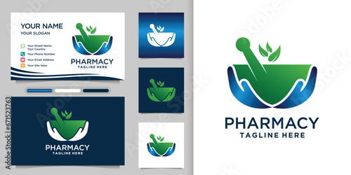 Medical health logo design templates unique concept with creative Premium Vector