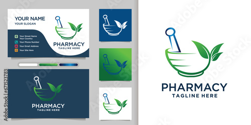 Medical health logo design templates unique concept with creative Premium Vector