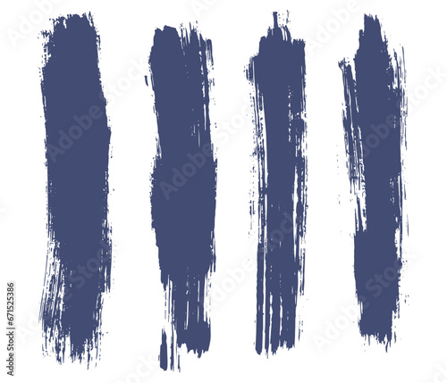 Paint purple banner brush stroke design