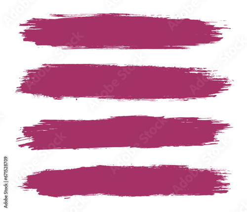 Grunge vector pink brush illustration background