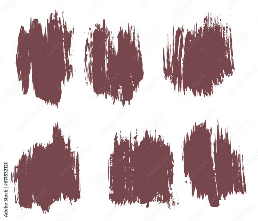 Abstract red ink art brush grunge texture background