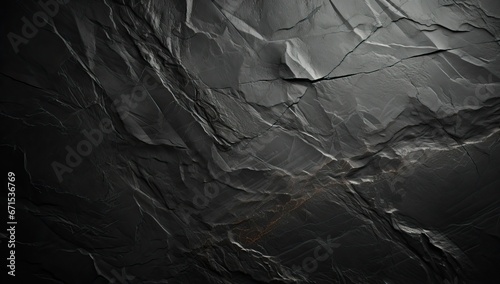 Black Rock Texture Close-up