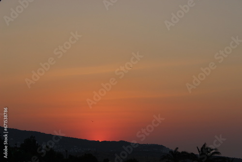 breath taking Sunset view from aegean part of Turkiye  Bodrum