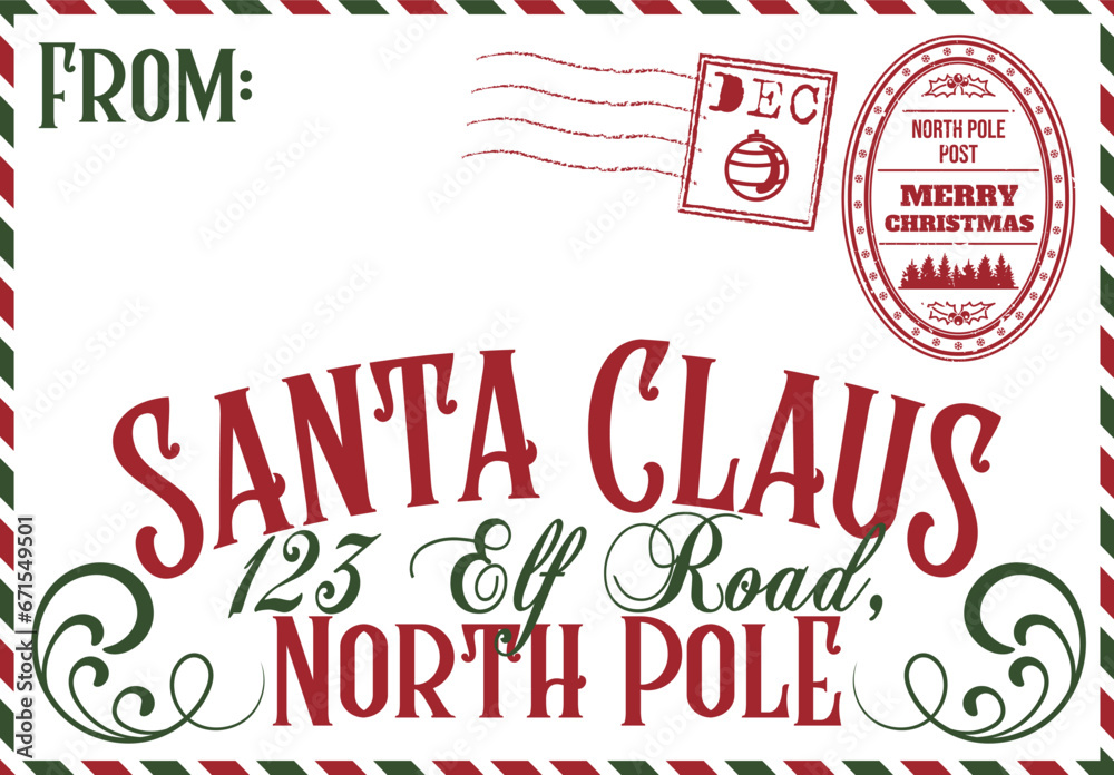 Letter To Santa - Santa Claus North Pole Letter To Santa - Santa Claus North Pole