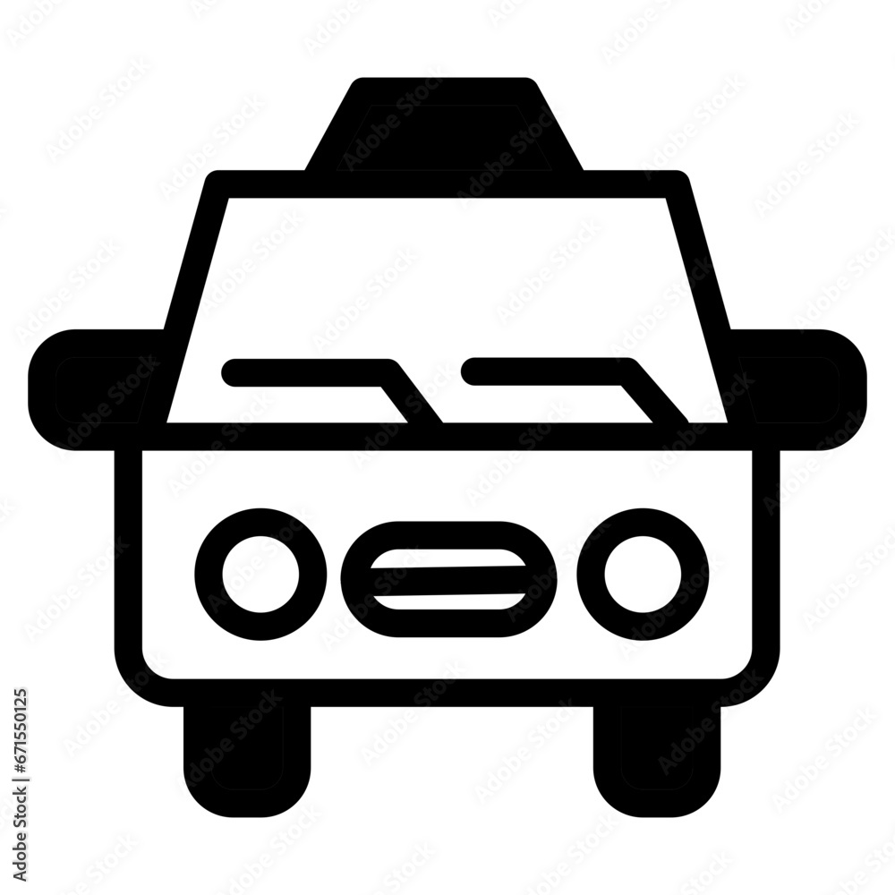 Obraz premium taxi car dualtone