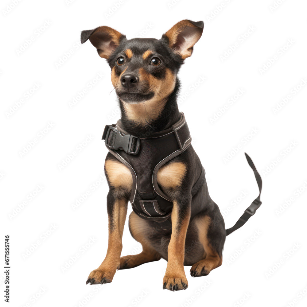 Dog Harness on a isolated white background.