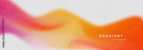 Modern gradient background with blurred and grain effect