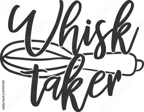 Whisk Taker - Kitchen Illustration