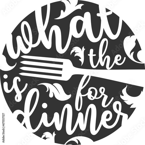 What The Fork Is For Dinner - Kitchen Illustration