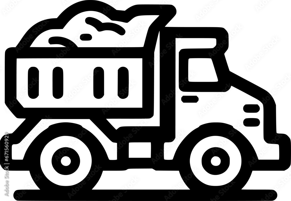 Heavy truck vector icon. filled flat sign for mobile concept and web sign, symbol, vector, art Heavy truck vector icon. filled flat sign for mobile concept and web sign, symbol, vector, art