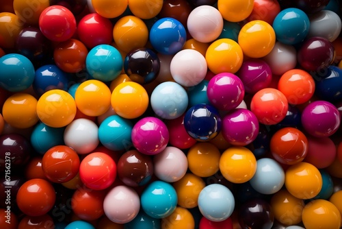 Vibrant Colorful Balls