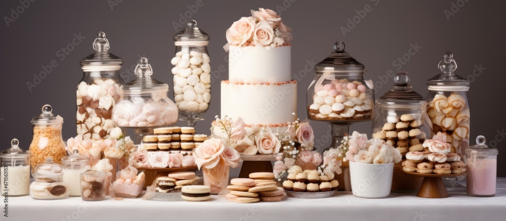 Sweet table for a wedding