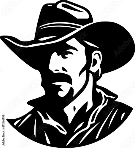 Western - High Quality Vector Logo - Vector illustration ideal for T-shirt graphic