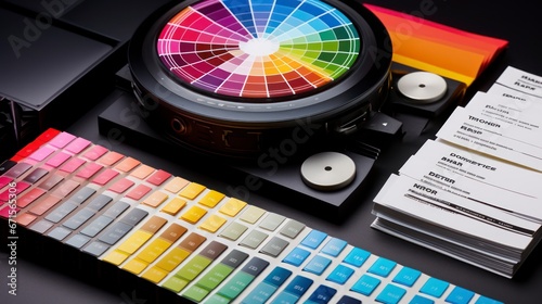 Color Calibration Swatches Represent Digital Craftsmanship in Photography and Design