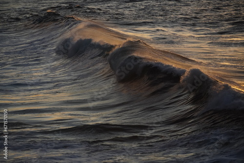 Fototapeta Naklejka Na Ścianę i Meble -  sea waves crashing against rocks