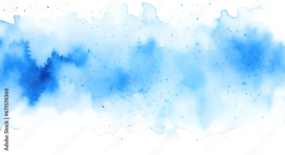 Obraz premium watercolor transparent blue