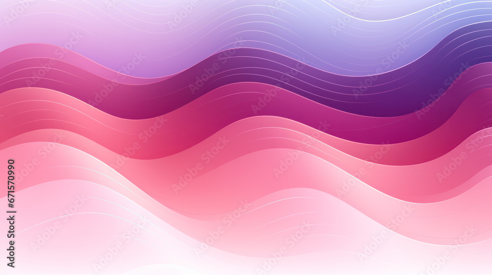 Pink and Purple Gradient Line Repeating Pattern on White Pink and Purple Gradient Line Repeating Pattern on White