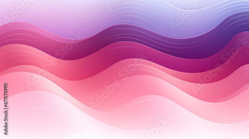 Pink and Purple Gradient Line Repeating Pattern on White