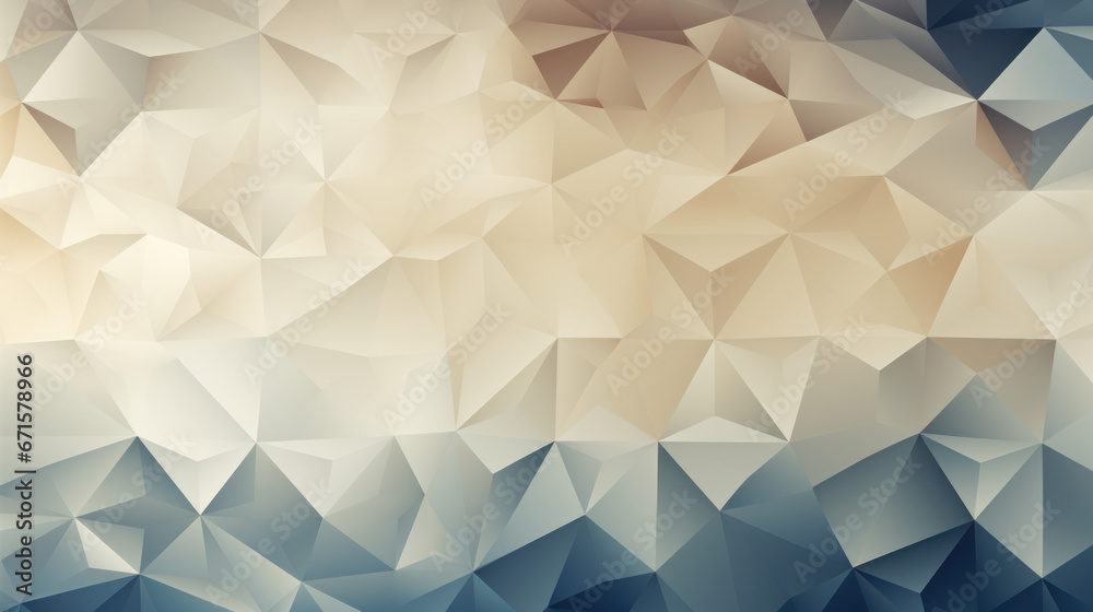 Obraz premium Low Poly Triangle Mosaic in Classic Navy