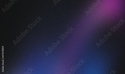 black purple pink blue , template empty space shine bright light and glow , grainy noise grungy spray texture color gradient rough abstract retro vibe background