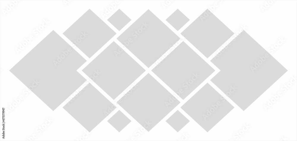 Fototapeta premium Pictures or photos frame collage. comics page grid layout abstract photo frames and digital photo wall template