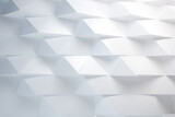 Abstract white volumetric background with triangles