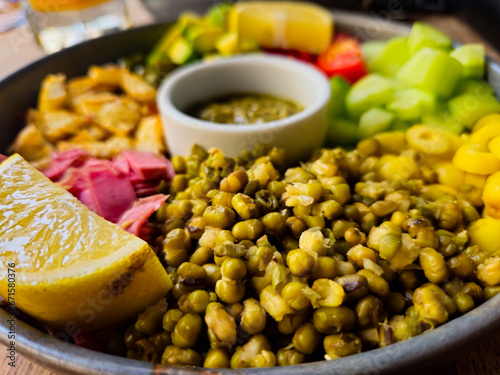 Healthy food woth beans 