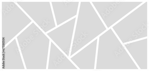 Pictures or photos frame collage. comics page grid layout abstract photo frames and digital photo wall template