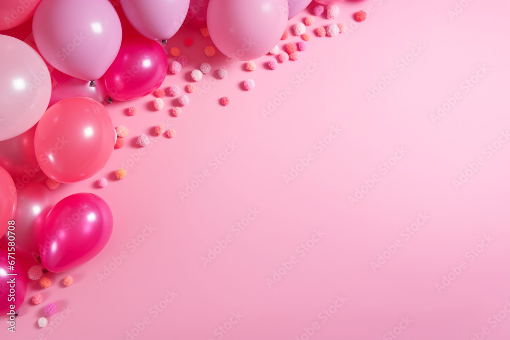 Balloons background.