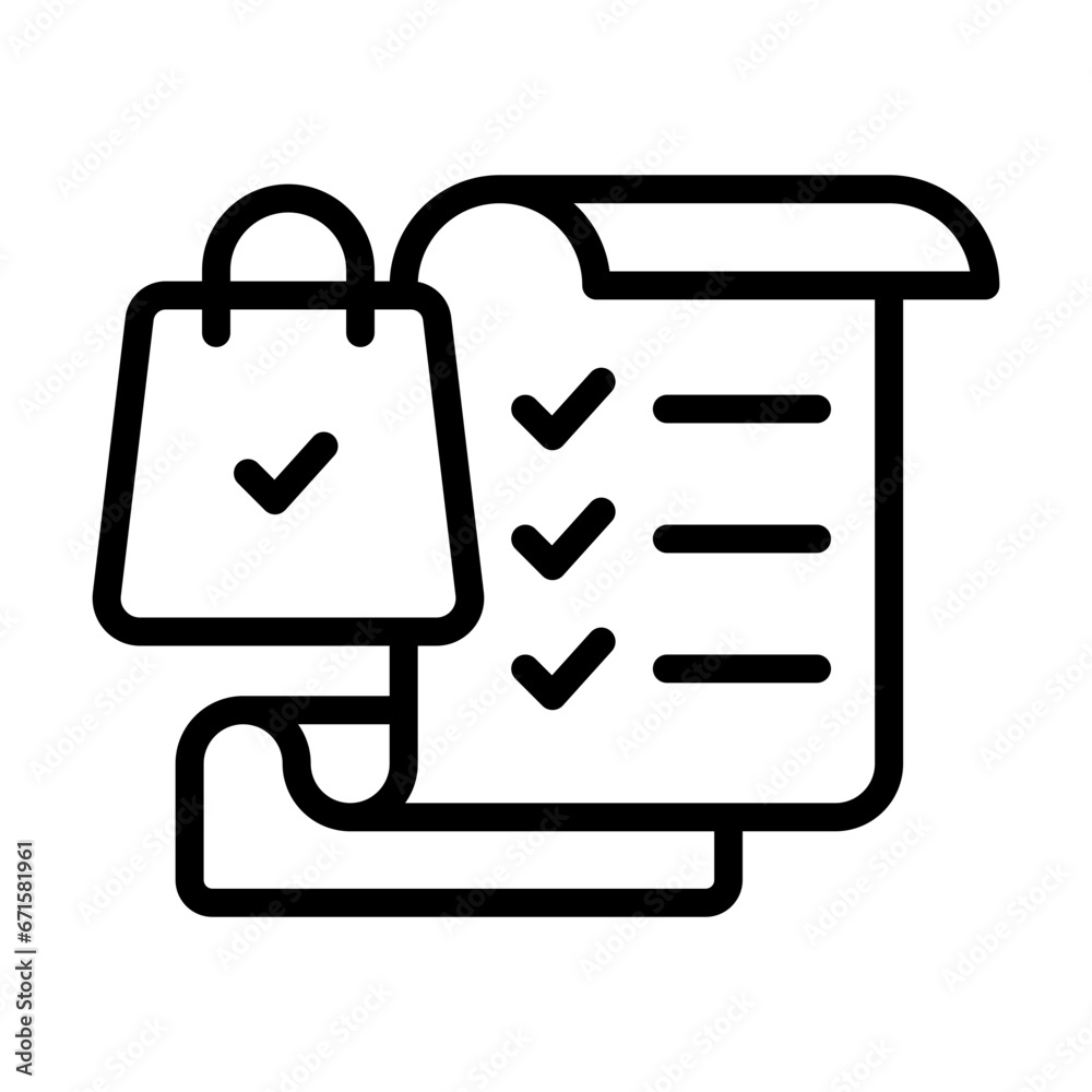 Shopping List Icon Shopping List Icon