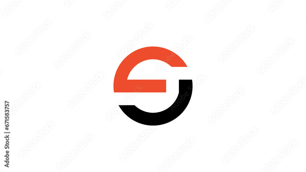 SJ letter monogram logo design in orange and black color with bold circular outline style. Simple, unique, scalable, editable, and trendy branding concept for your modern business. SJ letter monogram logo design in orange and black color with bold circular outline style. Simple, unique, scalable, editable, and trendy branding concept for your modern business.