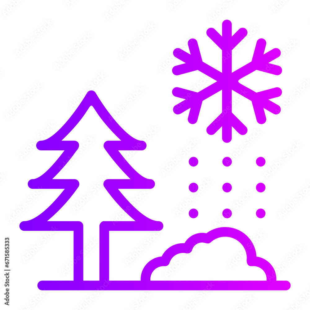 nature gradient icon nature gradient icon