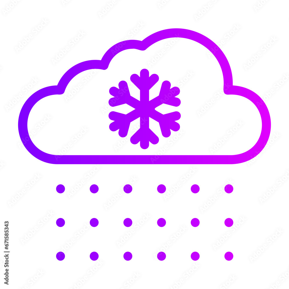 snowflake gradient icon snowflake gradient icon