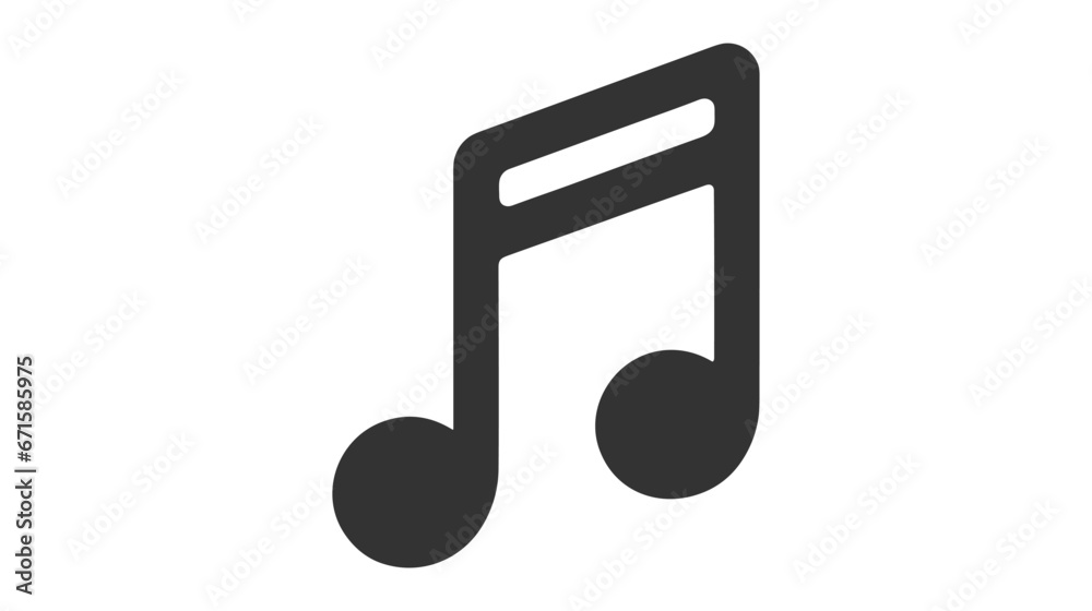 Vector Music note - Vector icon Vector Music note - Vector icon