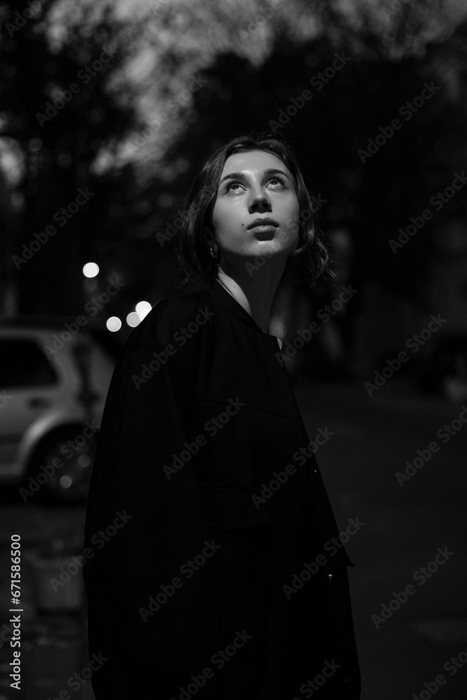 Young woman posing outside Young woman posing outside
