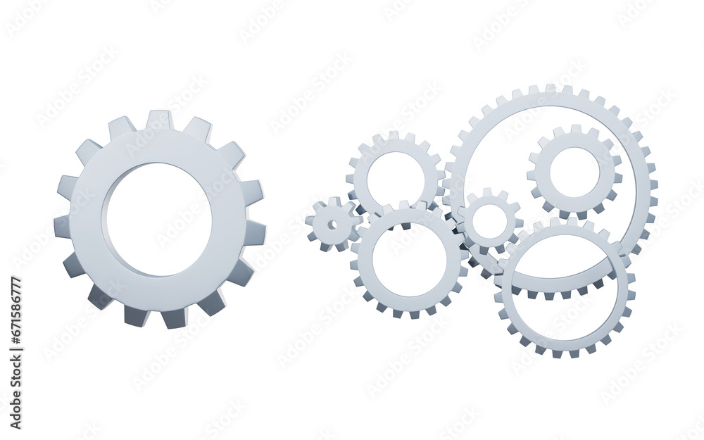 Mechanical gear with industry technology, 3d rendering. Mechanical gear with industry technology, 3d rendering.