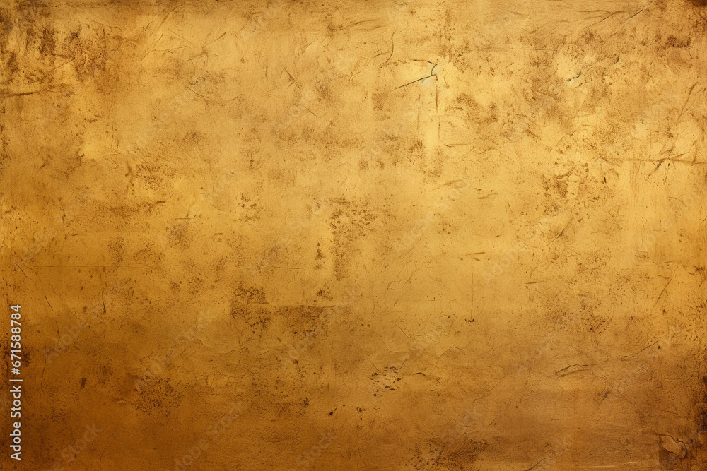 illustration of gold colored paper texture background. Created with Generative AI