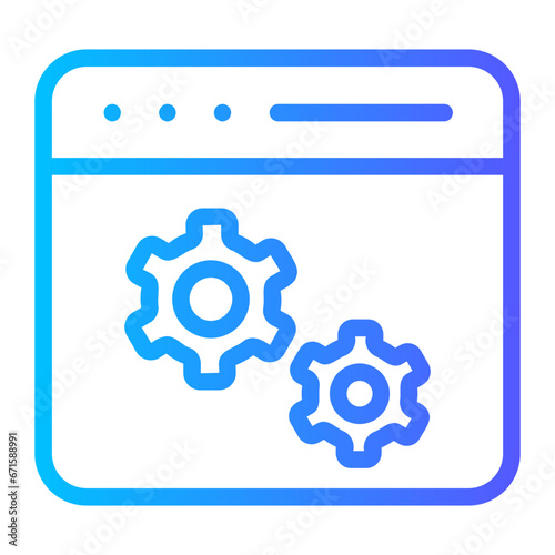 settings gradient icon