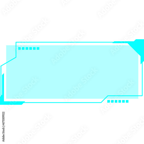 Futuristic HUD Textbox