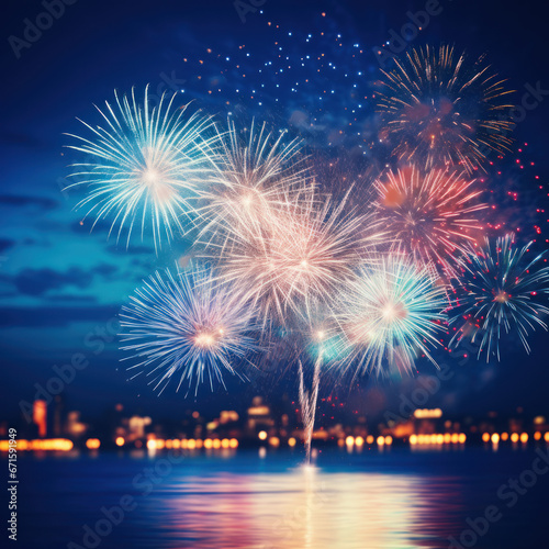 Explosive Skies: A Dazzling Fireworks Display
