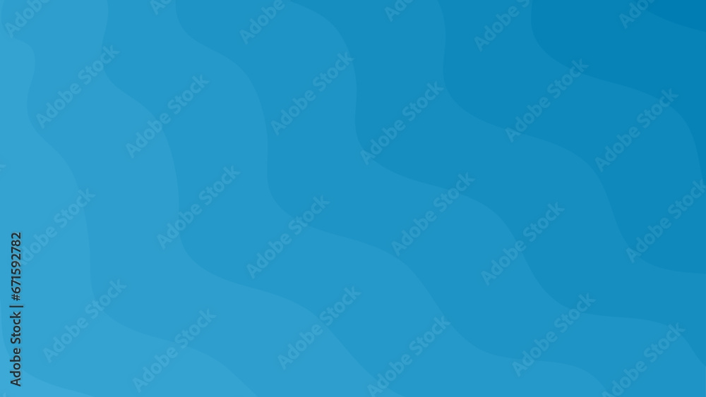 Illustration blue geometric background. Liquid blue 3d color background design. Fluid shapes composition